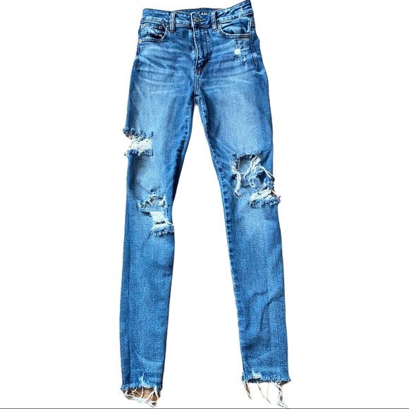 American Eagle Super High Rise Jeggings Size 0